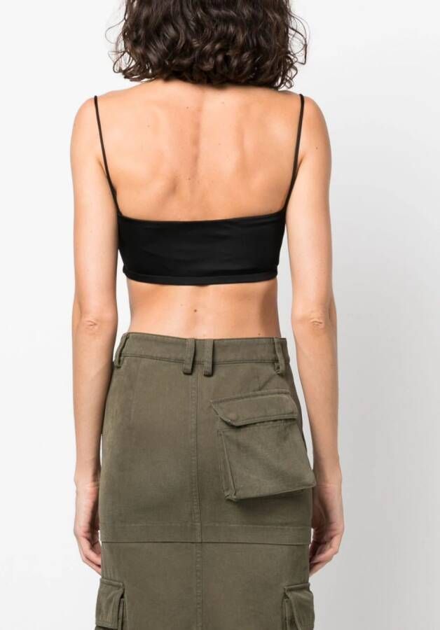 DSQUARED2 Top met spagettibandjes Zwart
