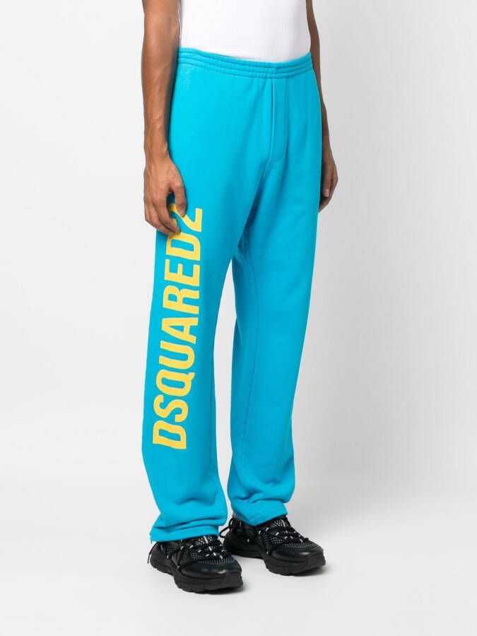 DSQUARED2 Trainingsbroek met logoprint Blauw