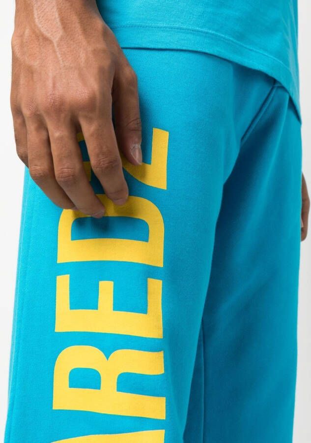 DSQUARED2 Trainingsbroek met logoprint Blauw