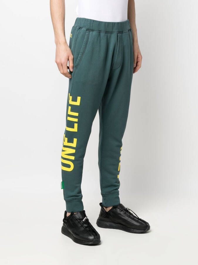 DSQUARED2 Trainingsbroek met logoprint Groen
