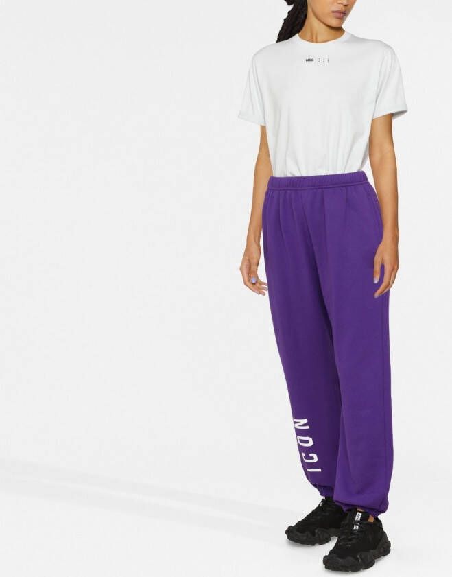 DSQUARED2 Trainingsbroek met logoprint Paars