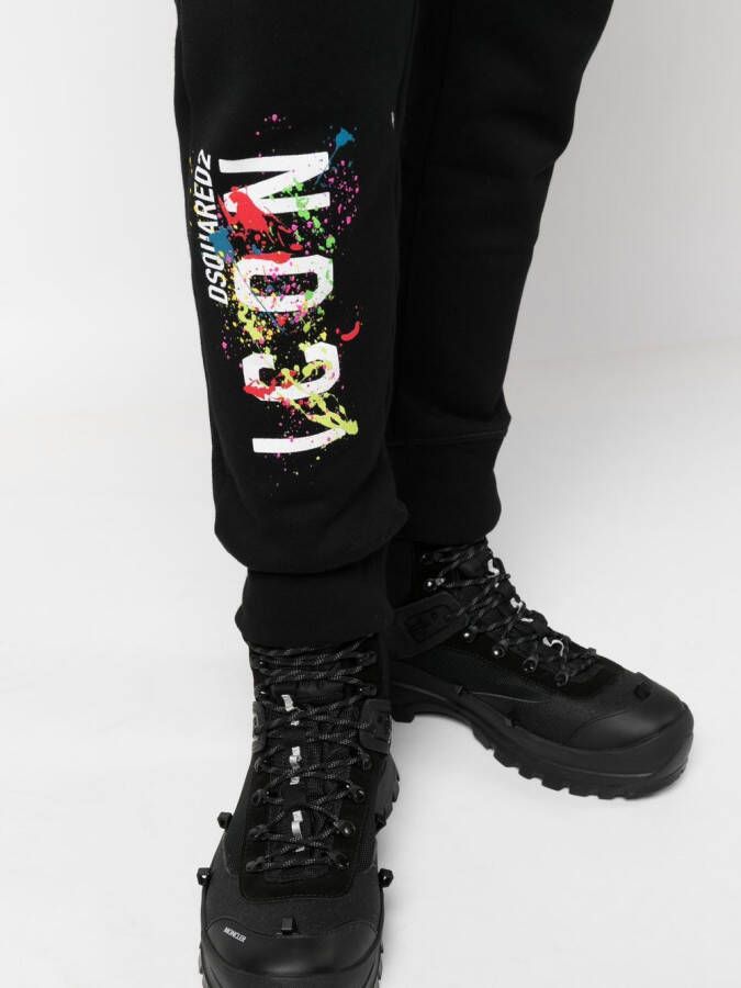 DSQUARED2 Trainingsbroek met logoprint Zwart