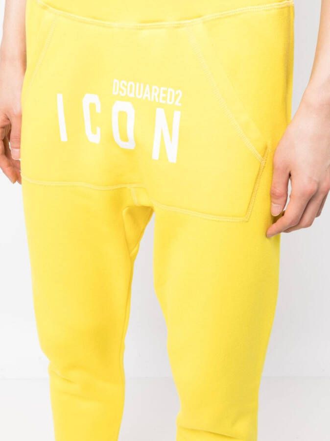 DSQUARED2 Trainingsbroek met print Geel