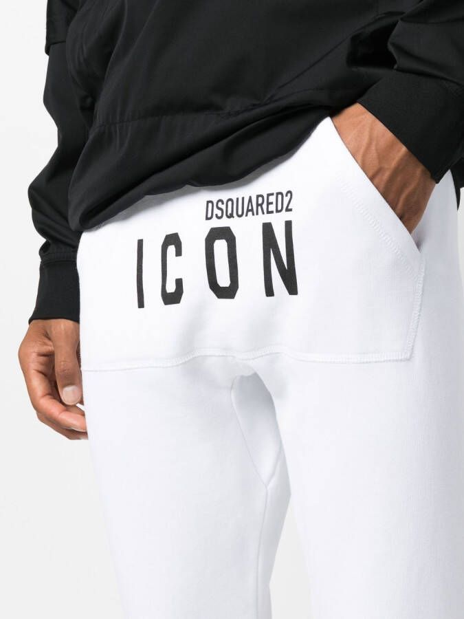DSQUARED2 Trainingsbroek met print Wit