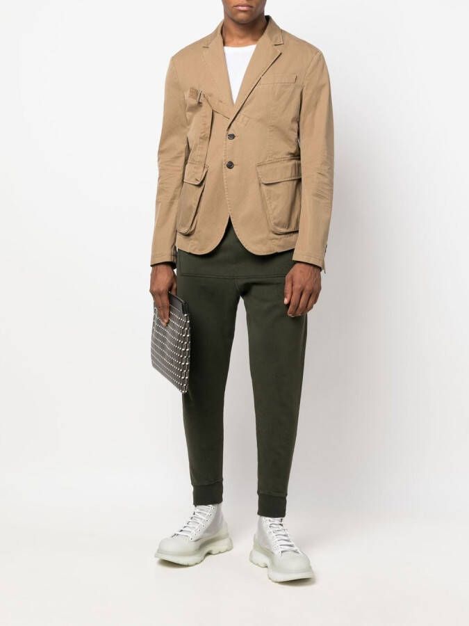 DSQUARED2 Trainingsbroek met toelopende pijpen Groen