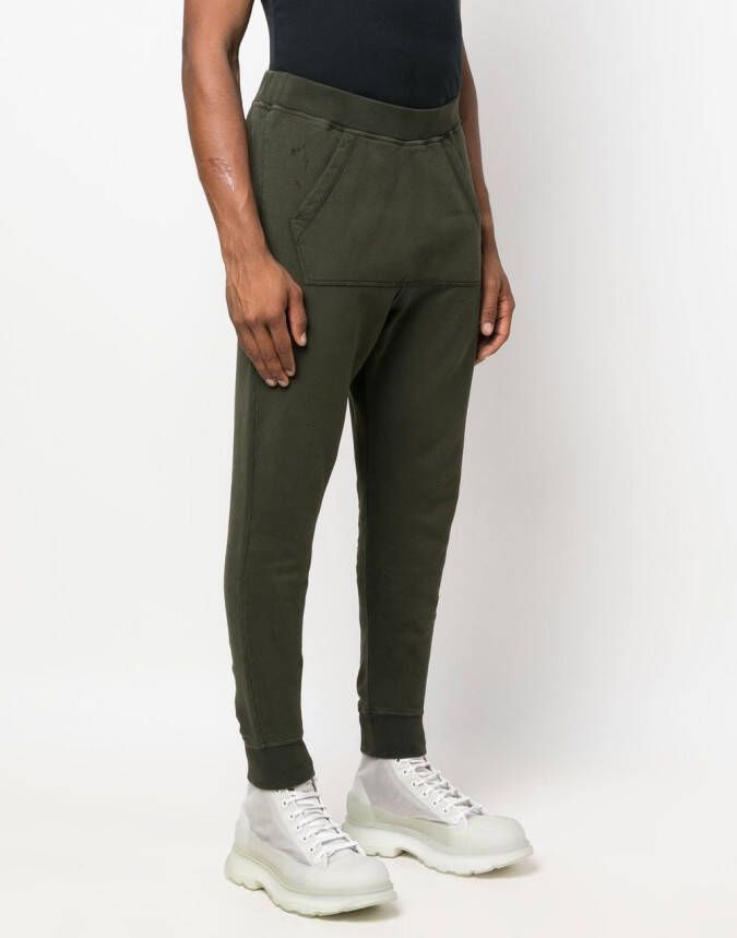 DSQUARED2 Trainingsbroek met toelopende pijpen Groen