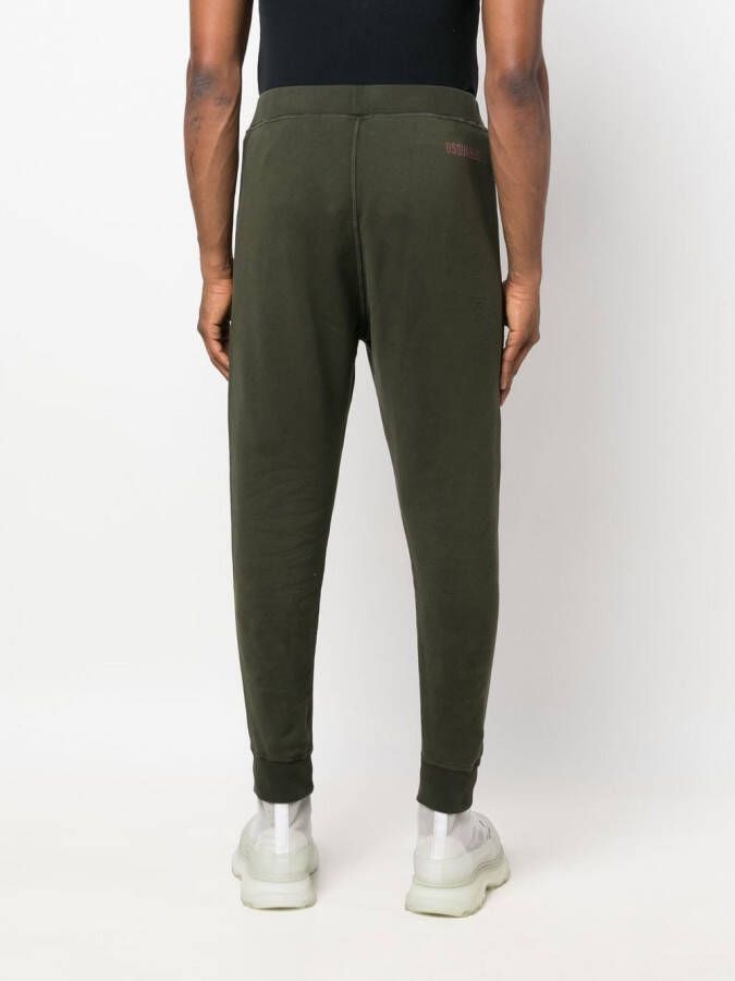 DSQUARED2 Trainingsbroek met toelopende pijpen Groen