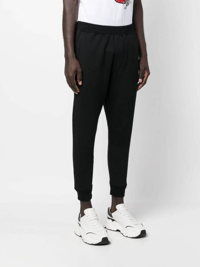DSQUARED2 Trainingsbroek met toelopende pijpen Zwart