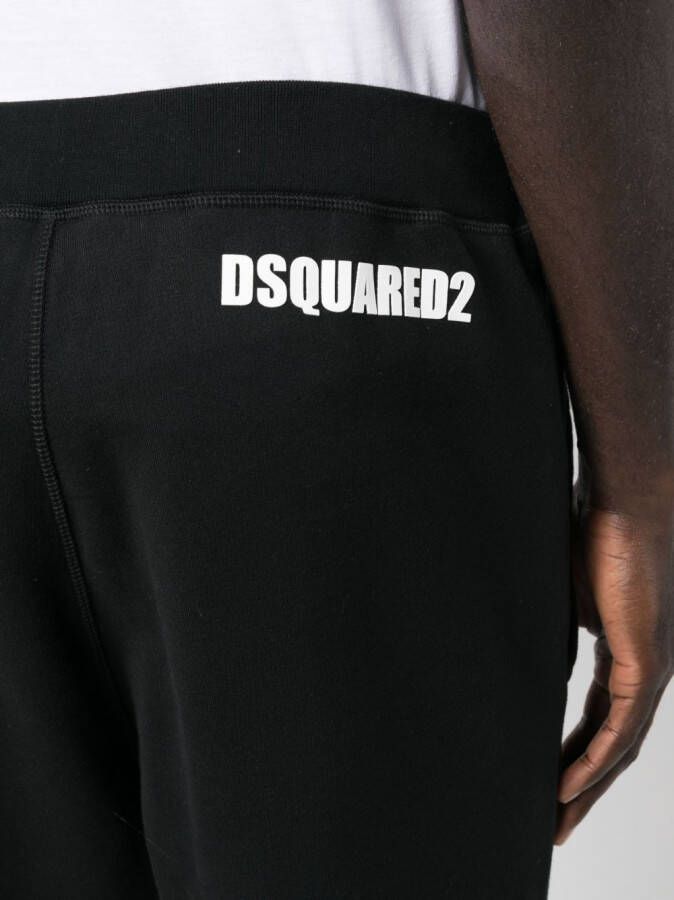 Dsquared2 Trainingsbroek met toelopende pijpen Zwart