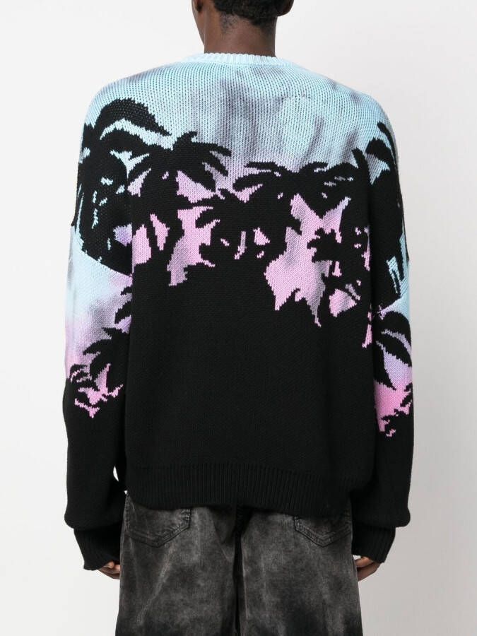 DSQUARED2 Trui met jacquard Zwart