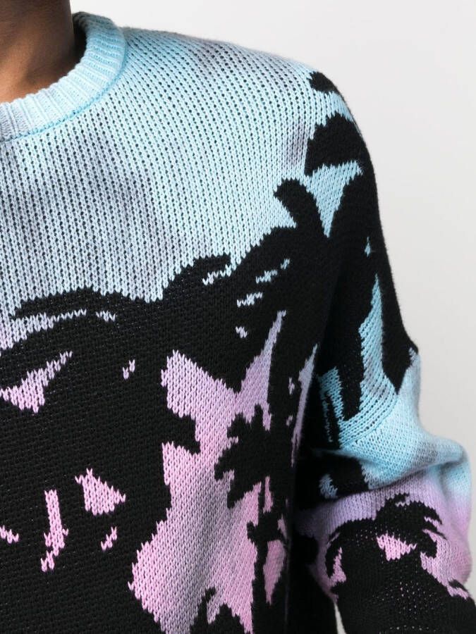DSQUARED2 Trui met jacquard Zwart
