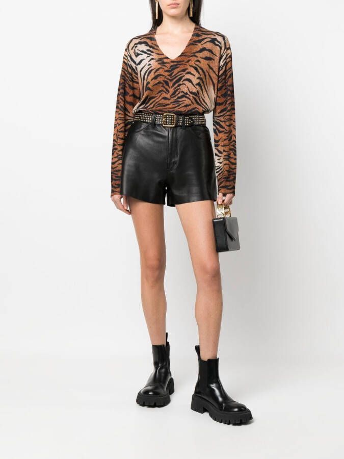 DSQUARED2 Trui met luipaardprint Bruin