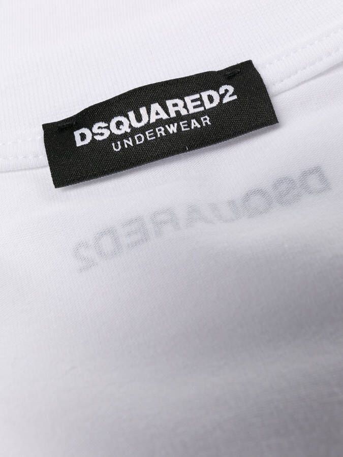 DSQUARED2 Tweedelige T-shirt set Wit
