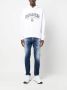 DSQUARED2 University print drawstring hoodie Wit - Thumbnail 2