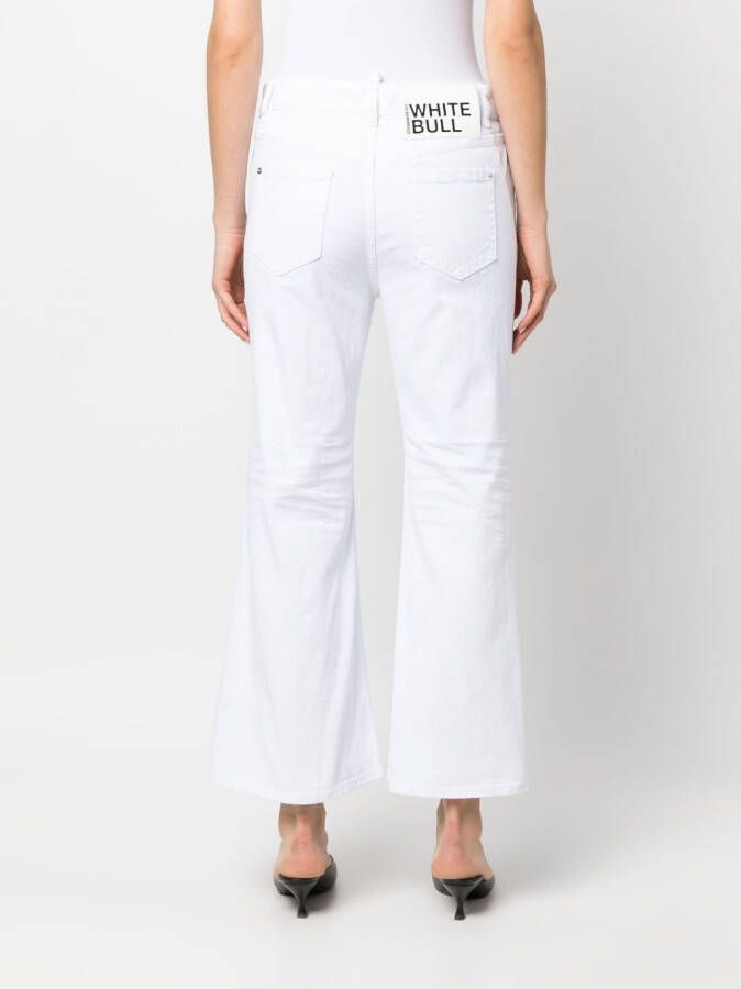 Dsquared2 Cropped broek Wit