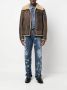 Dsquared2 zip-fastening calf-leather jacket Bruin - Thumbnail 2