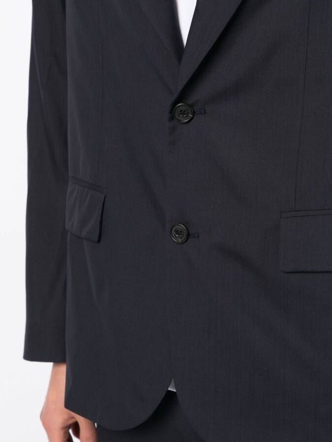 Dunhill Blazer met enkele rij knopen Blauw