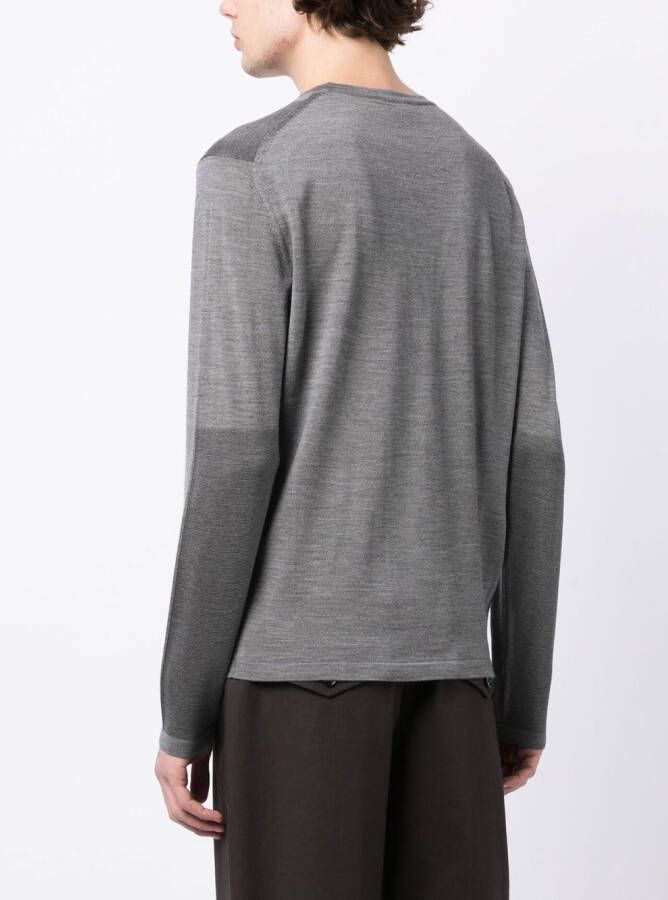 Dunhill Fijngebreid T-shirt Grijs