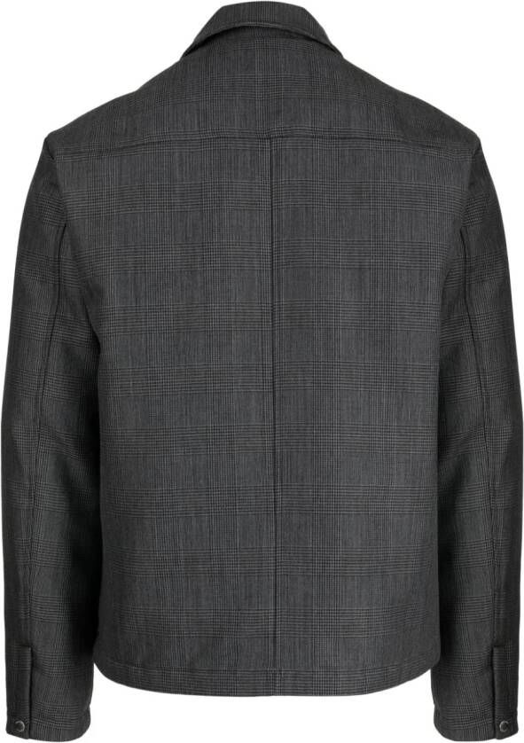 Dunhill Geruit shirtjack Grijs