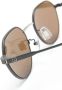 Dunhill Zonnebril met rond montuur Grijs - Thumbnail 3