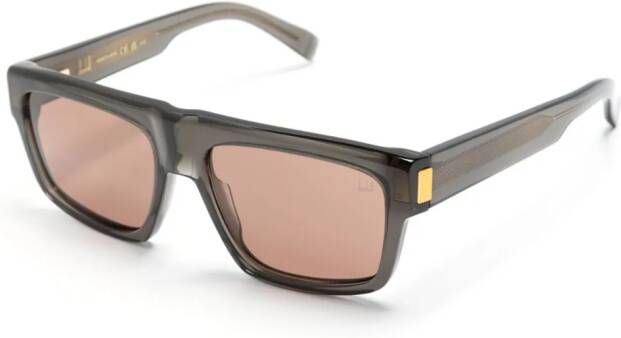 Dunhill Zonnebril met rond montuur Grijs