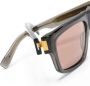 Dunhill Zonnebril met rond montuur Grijs - Thumbnail 3