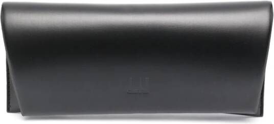Dunhill Zonnebril met rond montuur Zwart