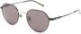 Dunhill Zonnebril met rond montuur Zwart - Thumbnail 2