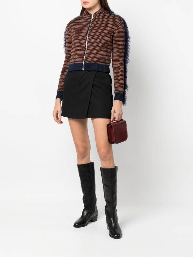 Durazzi Milano Jas met jacquard Bruin