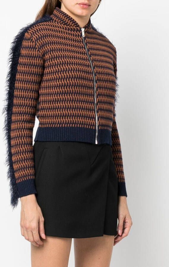 Durazzi Milano Jas met jacquard Bruin