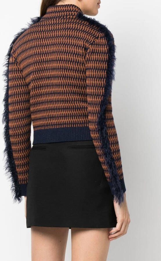 Durazzi Milano Jas met jacquard Bruin