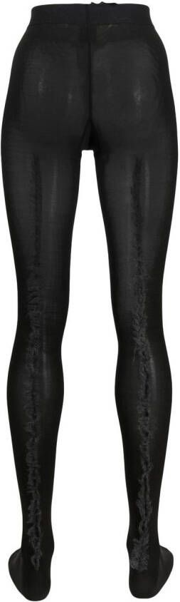 Durazzi Milano Panty met franje Grijs