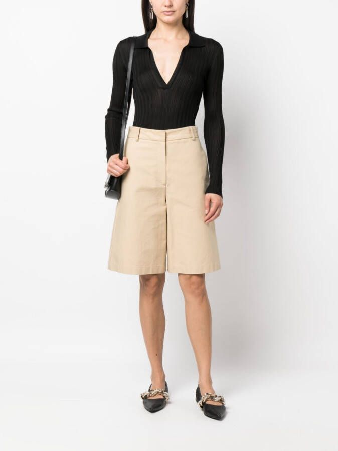 Durazzi Milano Top met V-hals Zwart