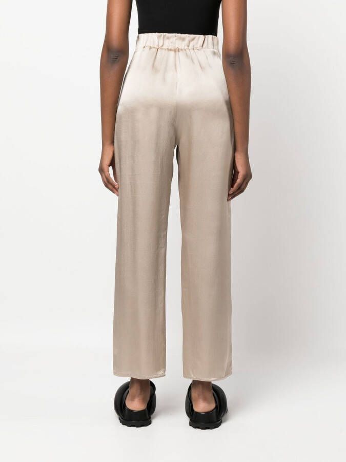 Dusan Cropped palazzo broek Beige