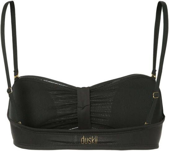 Duskii Appletini bandeau bikini top Zwart