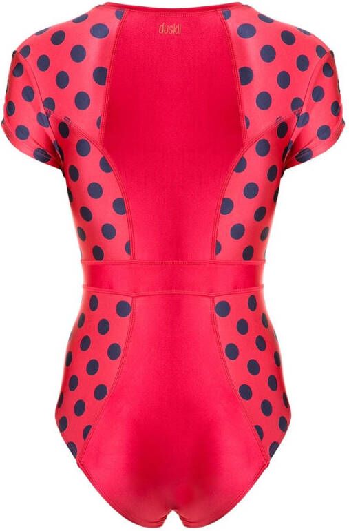 Duskii Badpak met kapmouwen Rood