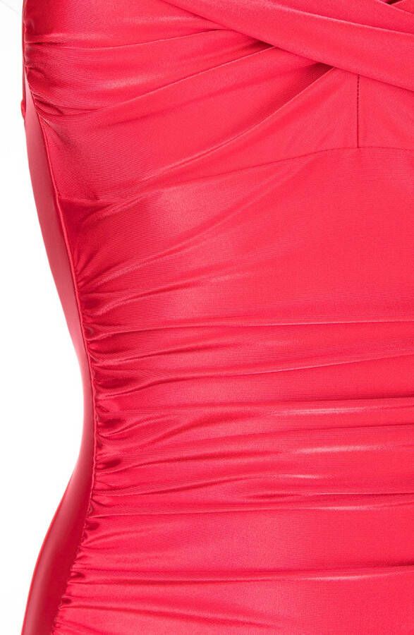 Duskii Badpak met ruches Rood