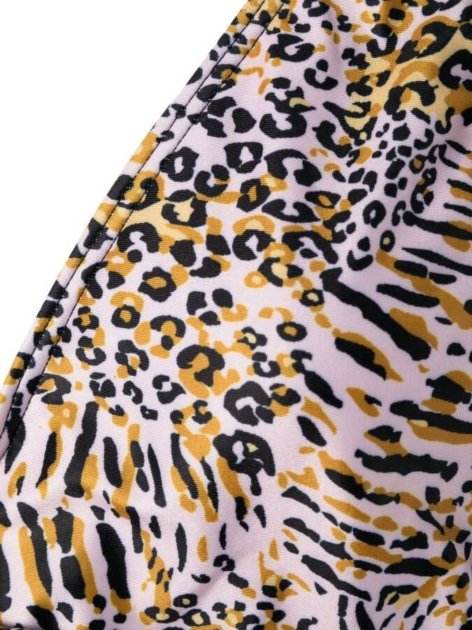 Duskii Bikinitop met luipaardprint Veelkleurig