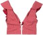 Duskii Spritz bikini top met ruches Rood - Thumbnail 2