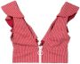 Duskii Spritz bikini top met ruches Rood - Thumbnail 2