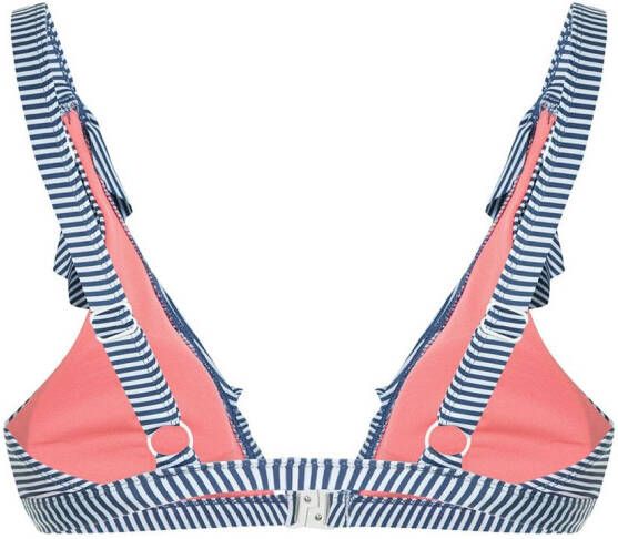 Duskii Spritz bikini top met ruches Veelkleurig