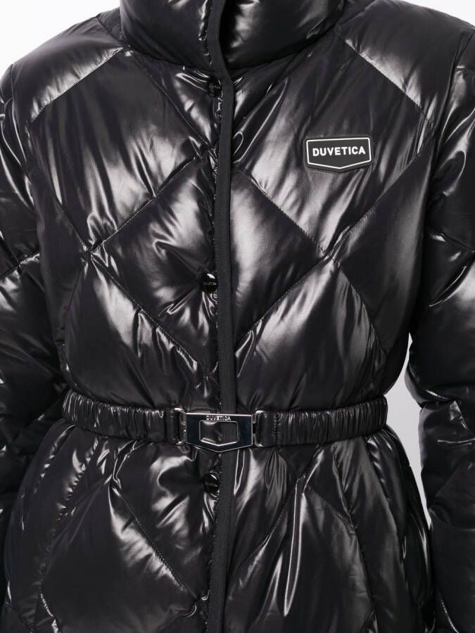 Duvetica Jas met logopatch Zwart