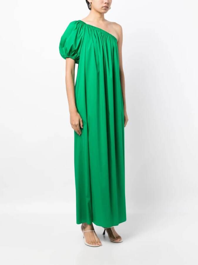 DVF Diane von Furstenberg Asymmetrische maxi-jurk Groen