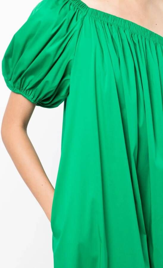 DVF Diane von Furstenberg Asymmetrische maxi-jurk Groen