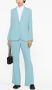 DVF Diane von Furstenberg Blazer met enkele rij knopen Blauw - Thumbnail 2