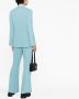 DVF Diane von Furstenberg Blazer met enkele rij knopen Blauw - Thumbnail 4