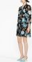 DVF Diane von Furstenberg Chiffon mini-jurk Zwart - Thumbnail 3