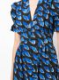 DVF Diane von Furstenberg Midi-jurk met korte mouwen Zwart - Thumbnail 5
