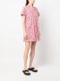 DVF Diane von Furstenberg Mini-jurk met bloemenprint Roze - Thumbnail 3