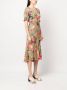 DVF Diane von Furstenberg Jurk met bloemenprint Oranje - Thumbnail 3